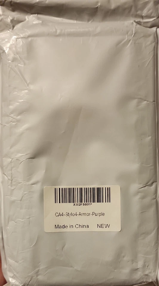 LG Stylo 4 hard phone case - PURPLE/PINK - rubbery/soft feel - Canadian Seller — 第 2/2 张图片