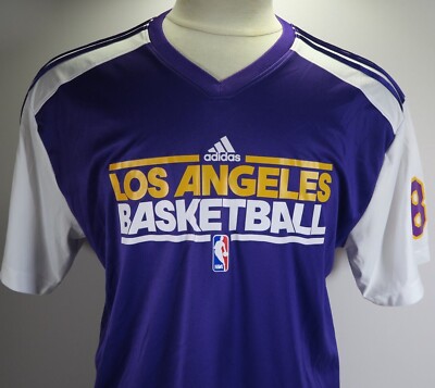 Adidas Los Angeles Lakers Basketball Gallego #83 Purple Jersey T