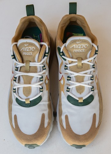Nike Air Max 270 React Reggae Sneakers US 7.5, UK 6.5, EUR 40.5. Mens AO4971-700 - Picture 9 of 12