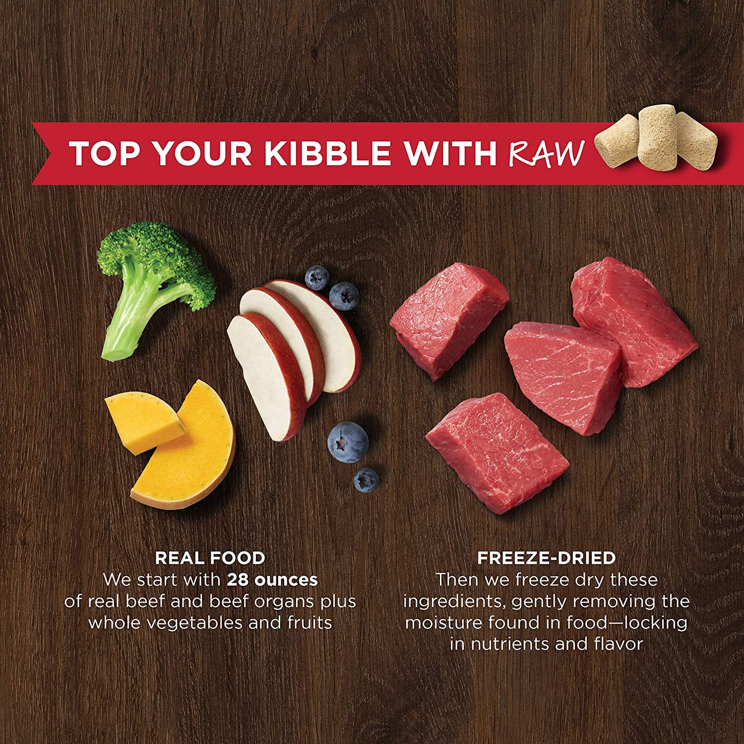 Instinct Raw Boost Mixers Freeze Dried Raw Dog Food Topper, Grain Free Freeze