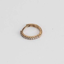 Otiumberg Diamond and Yellow Gold Hoop