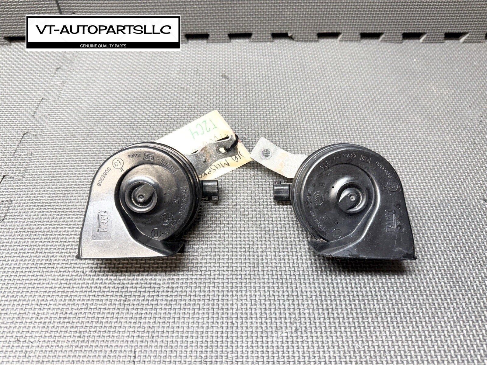 ⭐️2014-2017 MASERATI QUATTROPORTE M156 FRONT LOW HIGH PITCH TONE NOTE HORN PAIR