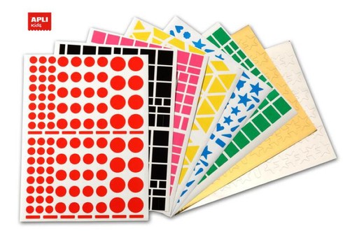 P60F 7032 Sticky Labels Assorted