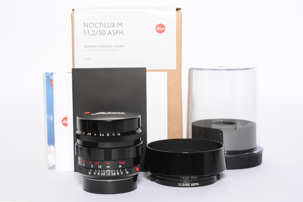 美品！ライカ　LEICA NOCTILUX-M 1:1.2/50 ASPH. Leica Noctilux-M 50 f/1.2 ASPH. M-Mount Lens in Black