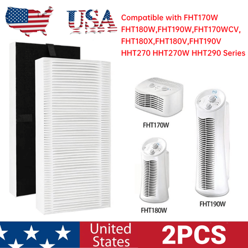 2x HEPA Air Purifier Replacement Filter for Honeywell U Filter Febreze
