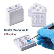 Disposable Dental Mixing Wells Bondwell 2/4-Well 200pcs/box