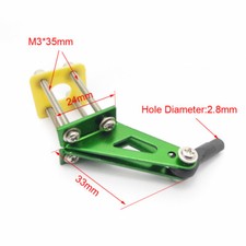 Servo braccio sterzo singolo in lega di alluminio clacson 3.1/4.1/5.1mm per parti servo Coreless digali cingolate per auto RC a coppia elevata  26