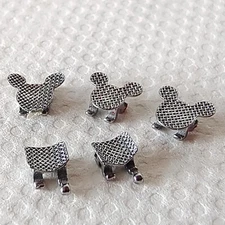 5Pks Dental Orthodontic Brackets Cartoon Brace Star Flower Heart Diamond Mickey