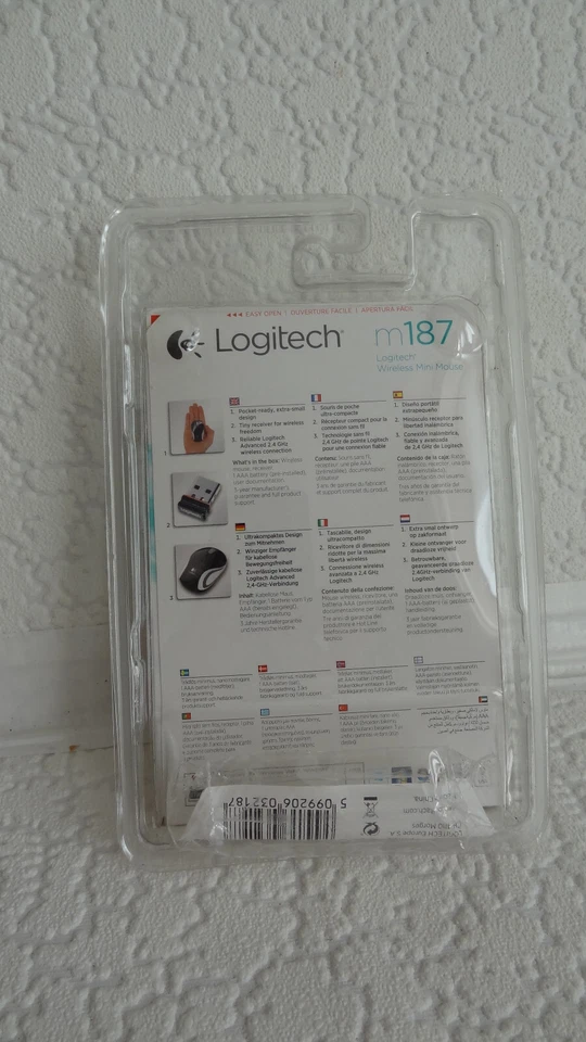 Logitech M187 Mini Mouse Black - Image 3 of 4