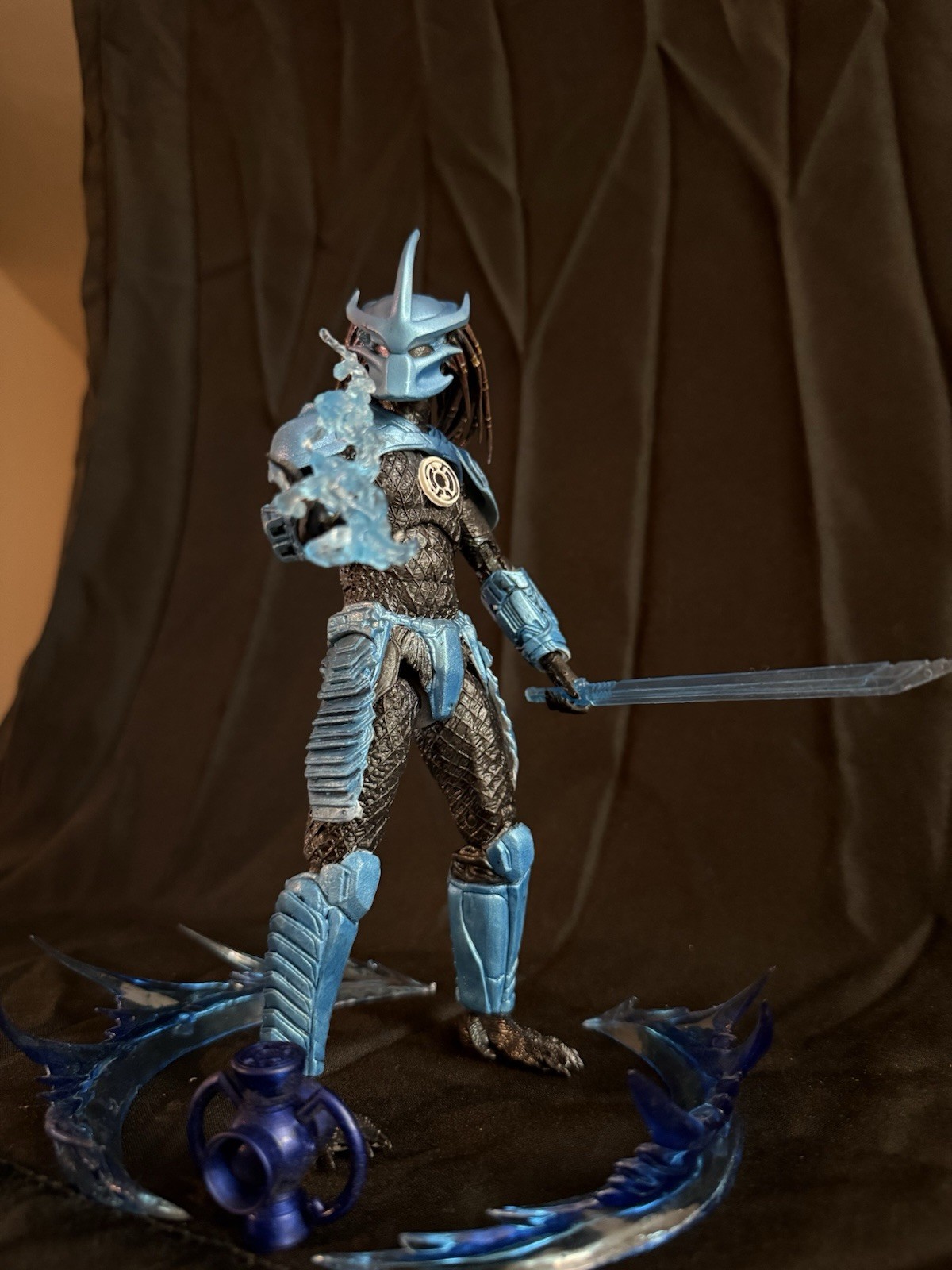 Custom Neca Blue Lantern Predator