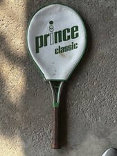 Vintage Prince Pro Series 110 Tennis Racket With Cover 4 5/8 Grip
