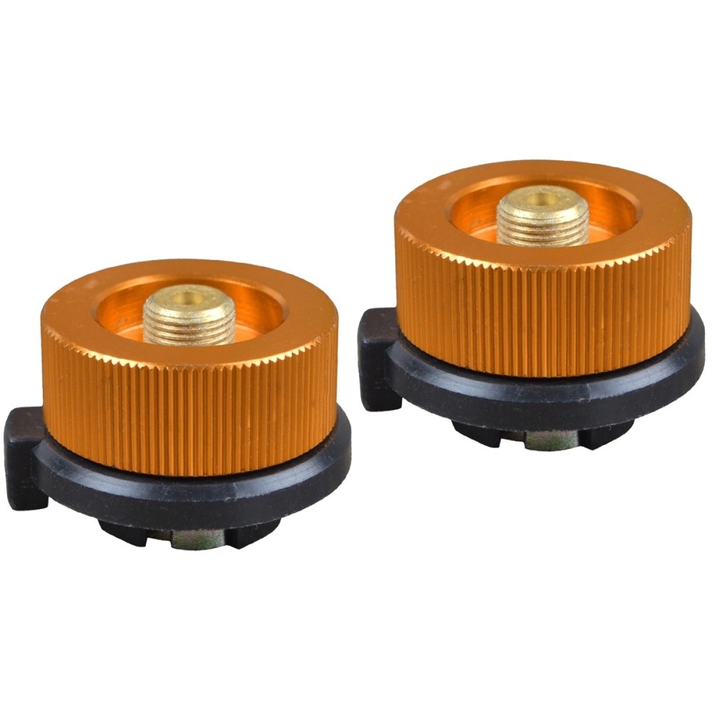 Juego de 2 Cilindros de Gas para Camping Tipo Split Estufa Conector Cabezal