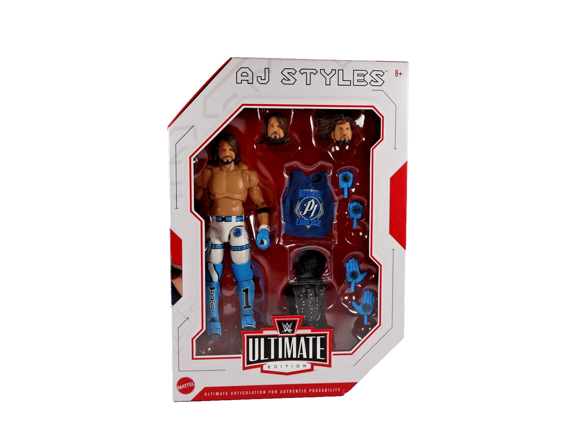 WWE Ultimate Edition AJ STYLES Wrestling Figure Wrestlemania 38