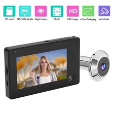   Smart Video Doorbell 4.3in TFT Color Screen 105 Degree Wide Angle Anti  Peep