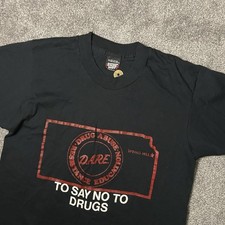 Vintage 90s Screen Stars D.A.RE Tee Medium Single Stitch Made In USA