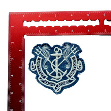 POLO RALPH LAUREN PATCHES SEAHORSE TRIDENTS NAUTICAL NAVAL CREST EMBLEM PATCH