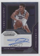 2020-21 Panini Prizm Sensational Signatures Justin James #SS-JJA Auto 0c6