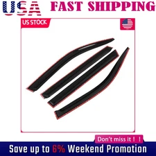 Vent Shade Fits For Honda Pilot 2003-2008 Out Channel Tape-on 4x Acrylic 4pcs