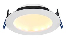 Image of Downlight White OrbitalPro 4CCT LED Fixed Matt 15w IP65 Dimmable 165mm Saxby