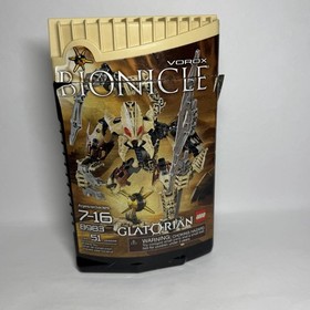 LEGO #8983 Bionicle Glatorian Vorox, 100% Complete Weapons! Boxed No Manual