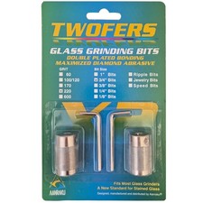 3/4" Aanraku Twofers Diamond Grinder Bits Fine 220 Grit