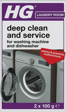 HG Washing Machine & Dishwasher Deep Cleaner & Descaler – 2 x 100g Professional