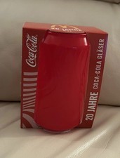 McDonalds Coca Cola Can Shape Glass Collectible Red Colour 20 year Germany 2025