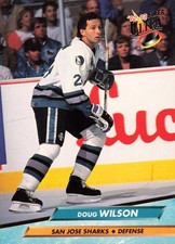 Doug Wilson 1992-93 Fleer Ultra #199 San Jose Sharks Defense Hockey Card