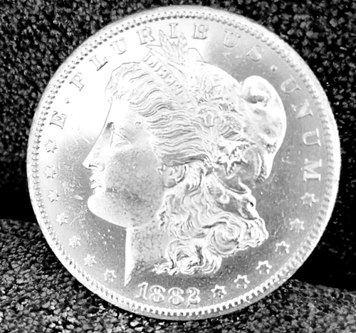 1882 CC Morgan Dollar  MS++ +Semi PL  100% Orig Key Date White Coin No Problems