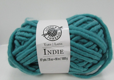 Loops & Threads Indie Yarn - Dusty Blue #1000 - 87 Yds - Super Bulky #6