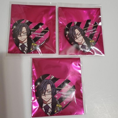 Tougen Anki Trading HeArt Can Badge 3-piece set Momoga Tsukiyo Japan Anime