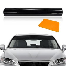 YTFRL Windshield Tint Strip, 51.18" 7.87" Car Window Sun Visor Tints Film Wit...