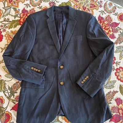 J.Crew Thompson Men s Navy Wool Blazer Sportcoat Size 40R