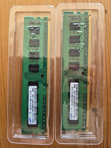 Samsung DDR3RAM 2Module 2GB PC3-8500U-07-10-BO