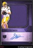 2025 Panini Silhouette Autographs #27 Garrett Nussmeier ROOKIE JERSEY AUTO 54/99