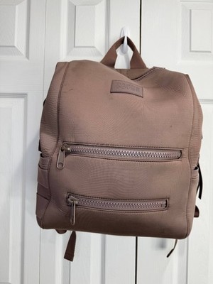 Dagne Dover Indi Neoprene Diaper Backpack Unisex Medium Dune Zipper Travel
