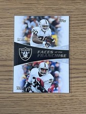 Topps 2011 Faces Franchise Insert McFadden Allen FF-MA Raiders NFL