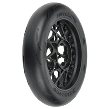 Pro-line Racing 1022210 1/4 Supermoto Tire Front MTD Black Wheel: PM-MX