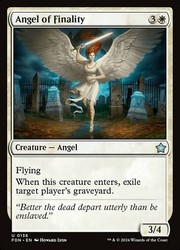 Angel of Finality #136 Foundations Uncommon MTG