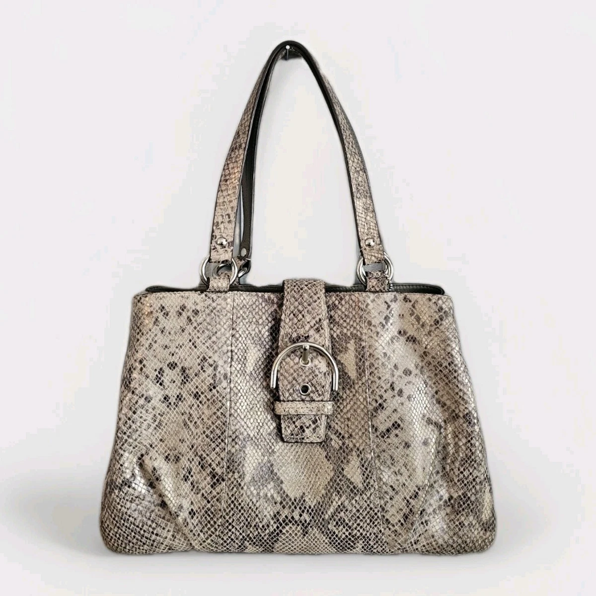 Preços baixos em Bolsa tote Coach Python Bege Bolsas Femininas | eBay
