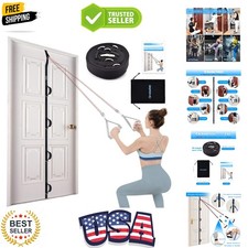 Versatile Door Anchor Strap for Resistance Bands - 5-Point Home Workout Solution