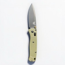 BM 535 Bugout Folding Knife S30V Ranger Green Ivory AXIS Lock