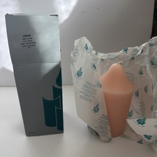 PartyLite Peach 3 x 6 Bell Top Pillar Candle S3530 Pink