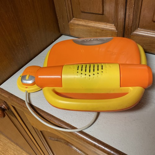 Vtech Tote & Go Laptop Web Orange & Yellow Corded Mouse Tested Works - Picture 3 of 17