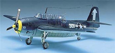 Academy 1/72 US Navy TBF-1 Avenger Plastic Model Kit 12452