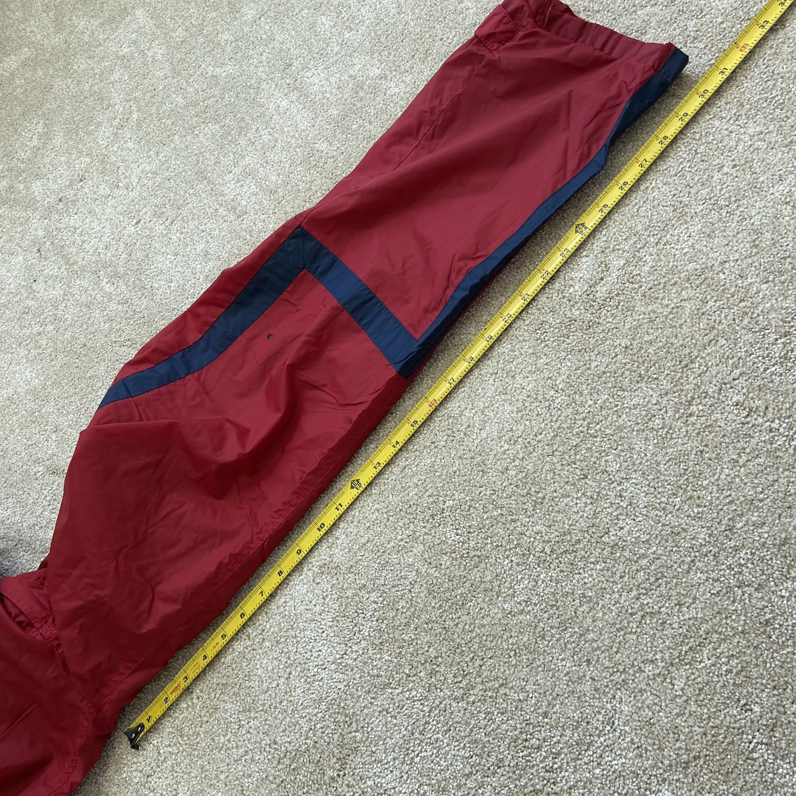 Vintage Y2K Red Tommy Hilfiger Jeans Straight Leg Sweatpants Size Men's Medium thumbnail 9