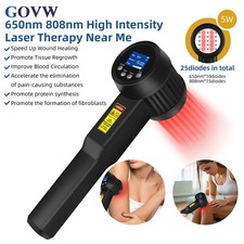 Handheld 808nm 650nm Low Level Laser Therapy Device for Knee Back Pain Treatment