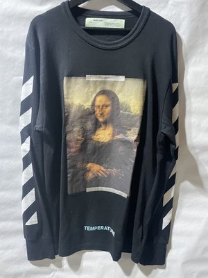 Off-White - Mona Lisa By: Virgil Abloh -Long Sleeve T-Shirt White - Size XL