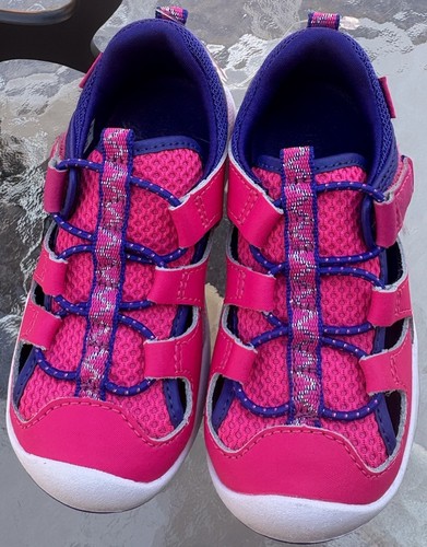 NWOT Stride Rite Vibrant Pink and Purple Sneakers with Ventilated Design (7.5) - Picture 4 of 6