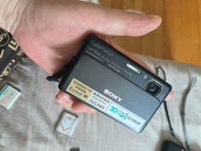 Sony Cyber-Shot DSC-TX9/TX9C 12.2MP CMOS Vintage Digital Camera - BLACK